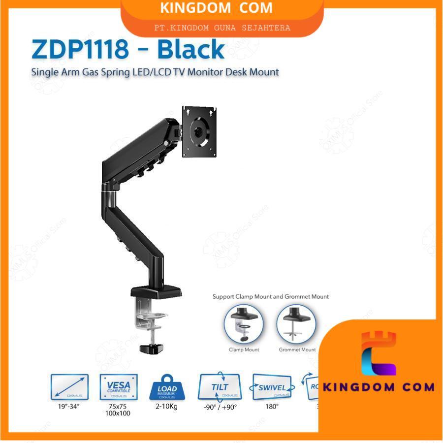 LED LCD TV BRACKET GAS MONITOR SPRING OXIMUS ZDP1118 1118 TILT SWIVEL - สีดํา