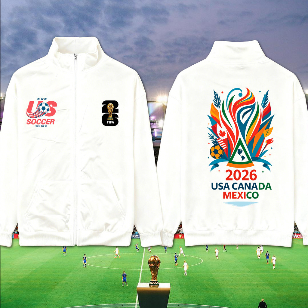 เสื้อคาร์ดิแกนมีซิปฟุตบอลโลก 2026 — พิเศษเฉพาะแฟนบอล Cardigans