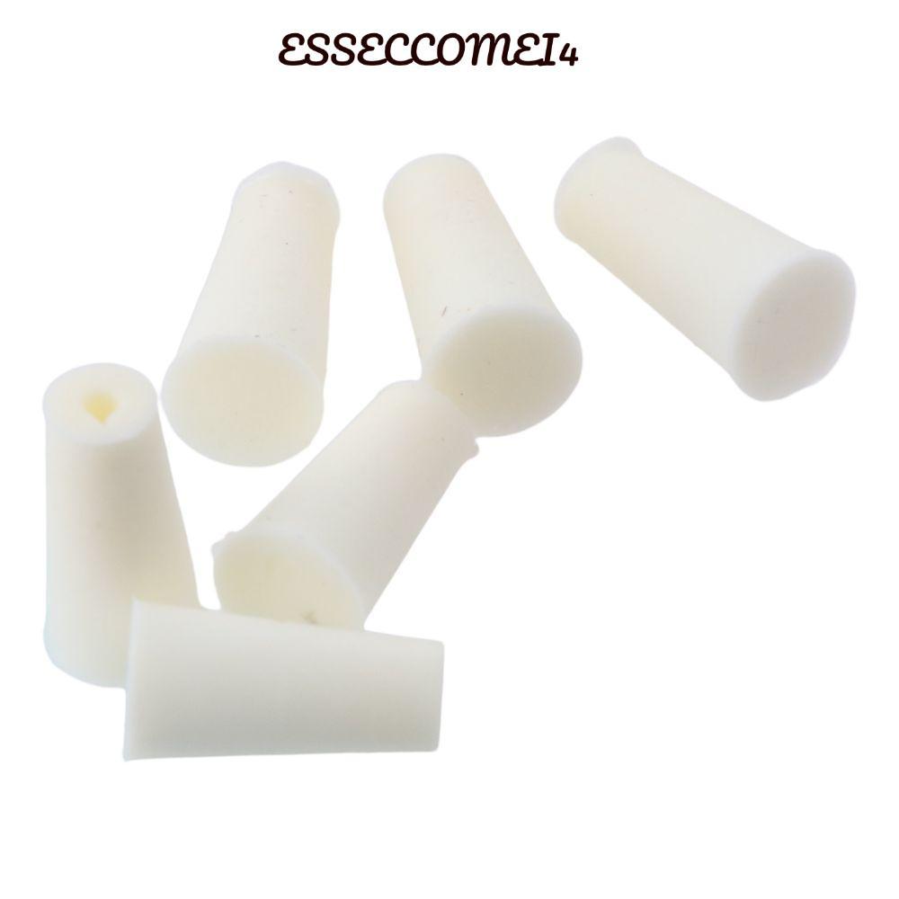 ESSECCOMEI4 จุกยางซิลิโคน, ปลั๊กจุกซิลิโคน 8-12 มม., สีเบจคุณภาพสูงสําหรับจุกหลอดทดลองขวด