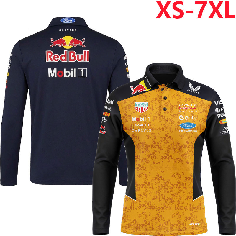 2026 ใหม่ F1 เสื้อยืดแขนยาวสําหรับบุรุษและสตรี + F1 เจอร์ซีย์ทีม Red Bull