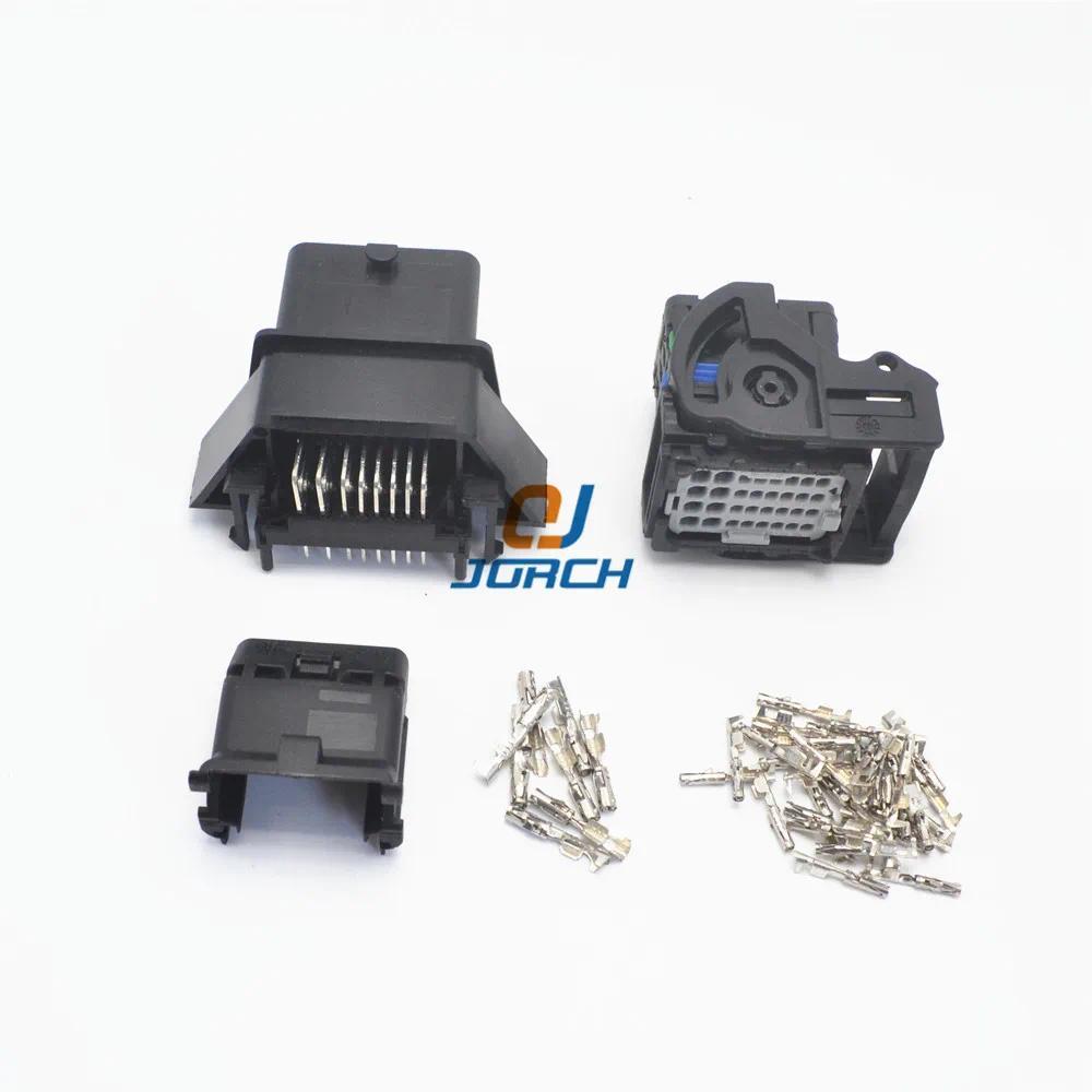 J 32 Pin Molex เต้าเสียบปลั๊กไฟชายและหญิง Auto Ecu ชุด0643340100 64319-1211 64319-1201