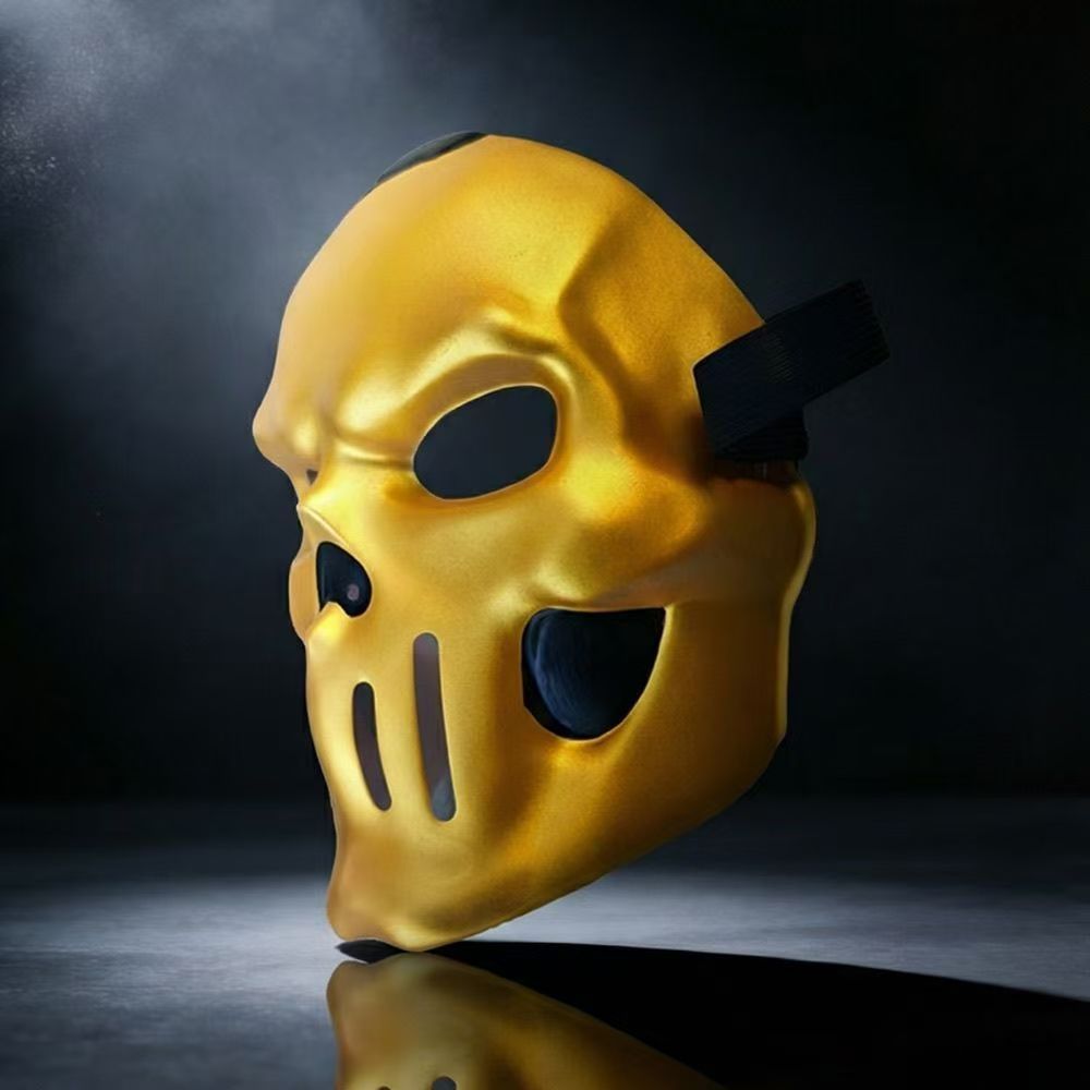 Delta Force Corroded Gold Rose หน้ากากคอสเพลย์ Prop Skull รูปที่ 2