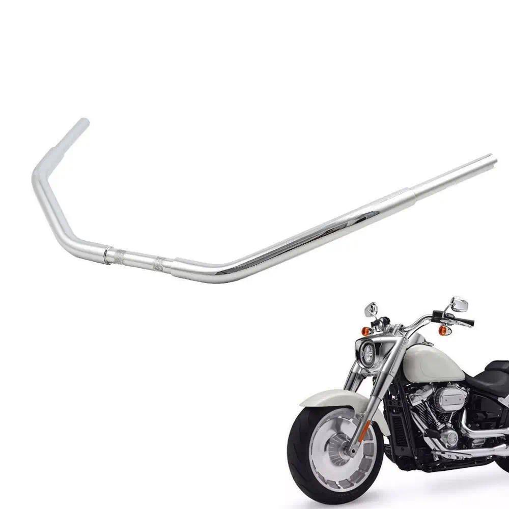 W Motorcycle 3.5" Rise Fat Beach Handle Bar For Harley Softail Deuce FXSTD Road King FLHR Dyna XL 88