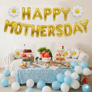 (ร้านไทย)ชุดอักษรวันแม่ HAPPY MOTHER DAY อักษรขนาด16นิ้ว