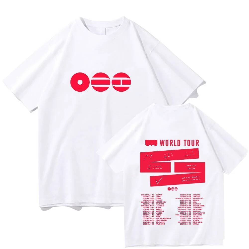 เสื้อยืดทัวร์คอนเสิร์ตโลก อัลบั้มป๊อป A-Arirang ผ้าคอตตอน แฟชั่นสำหรับทุกเพศ