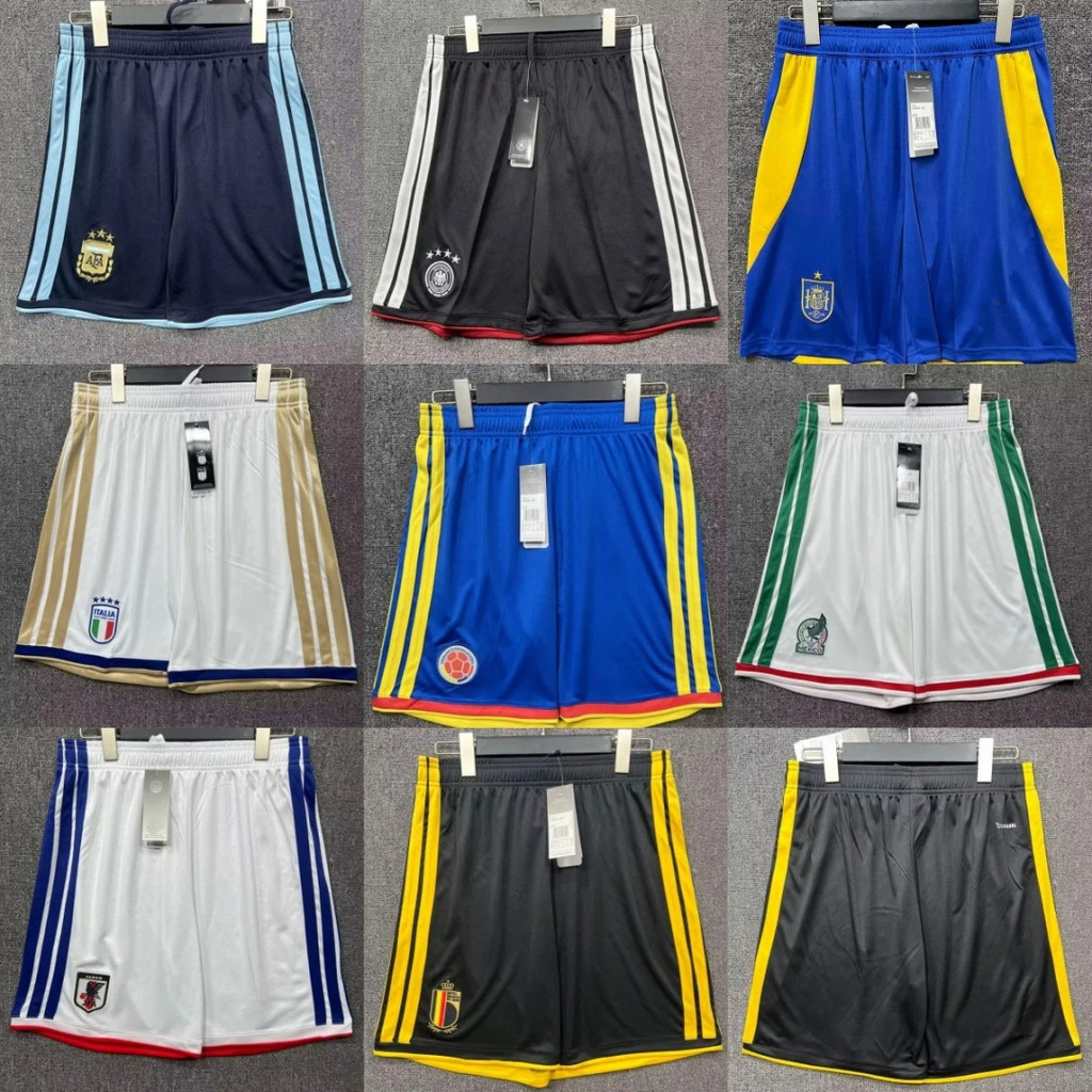 เจอร์ซีย์และกางเกงขาสั้นทีมชาติ ออกแบบเหมือนของจริง เหมาะสำหรับการเล่นฟุตบอลหรือใส่เพื่อสนับสนุนทีมโปรด