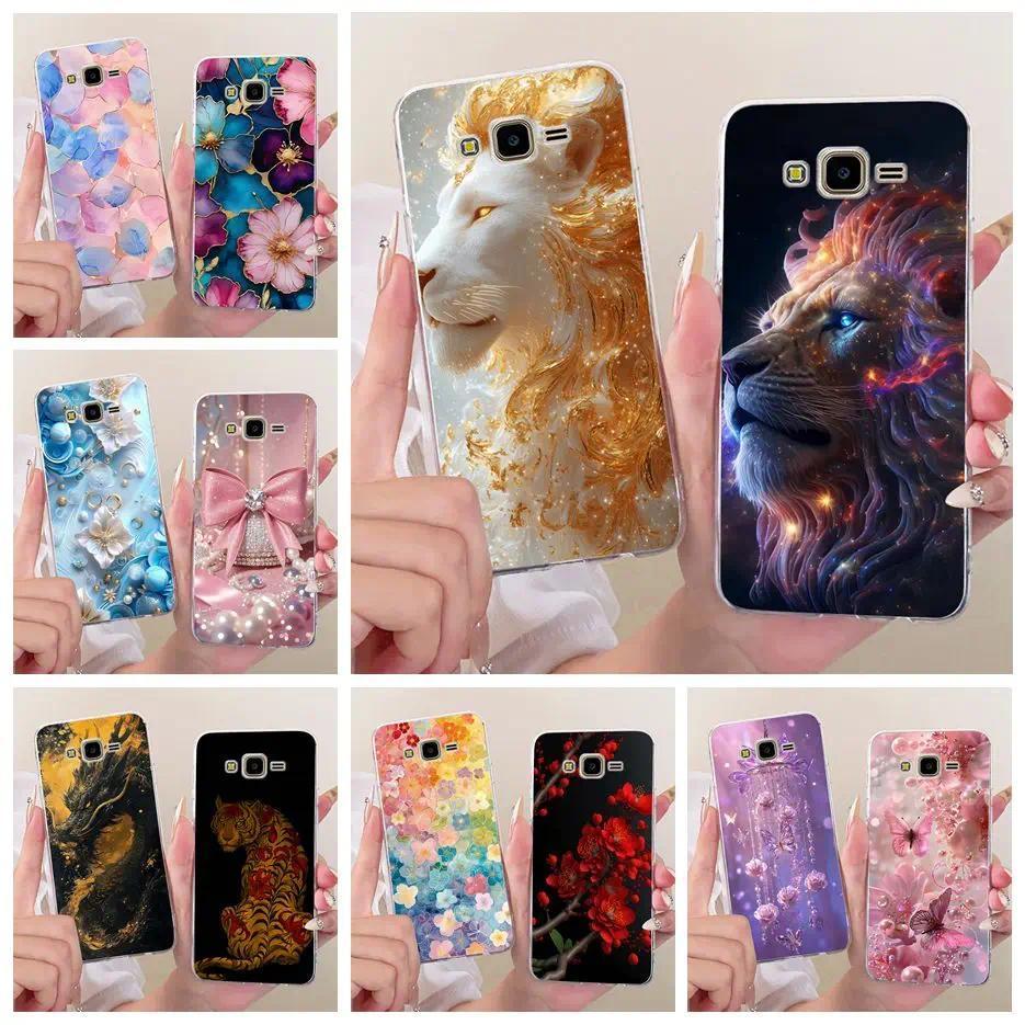 สําหรับ Samsung Galaxy J7 Core / J7Neo / J7Nxt กรณี SM-J701F น่ารัก Lion หรูหราทาสีสําหรับ Samsung J