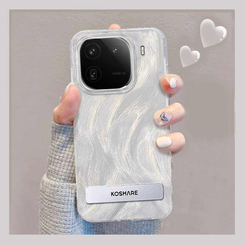 เหมาะสําหรับ IQOO15 เคสโทรศัพท์ vivoiqoo13 สไตล์ใหม่ vivo Feather เส้นด้ายซิลิโคน iq0013 กรณี icoo ท