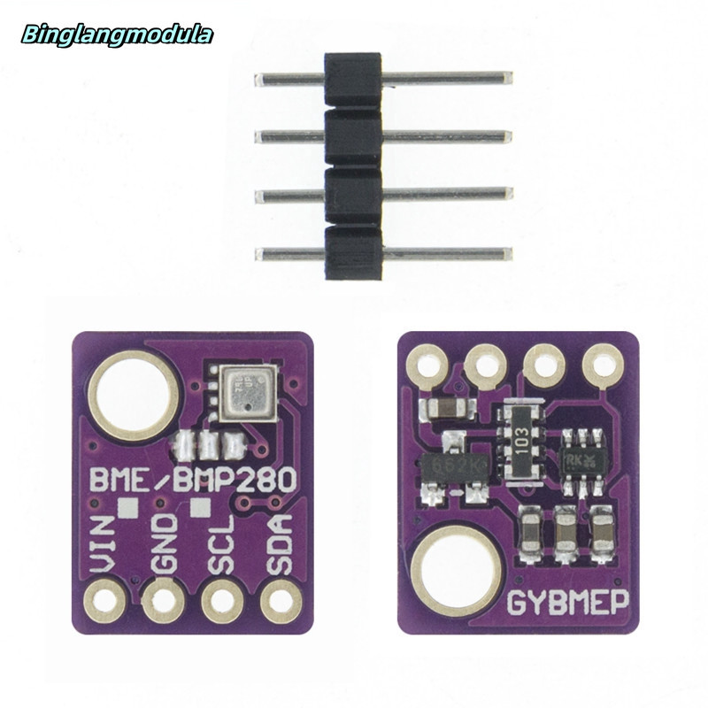Bme280 5v โมดูลเซ็นเซอร์ความร้อนแบบดิจิตอลสําหรับ I2C Spi 1.8-5 V Gy-Bme280