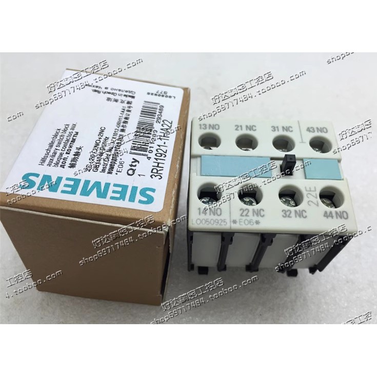 Original Authentic Siemens Contactor Auxiliary Contact Head 3RH1921-1HA22 3RH1921-1FA22 Ready Stock