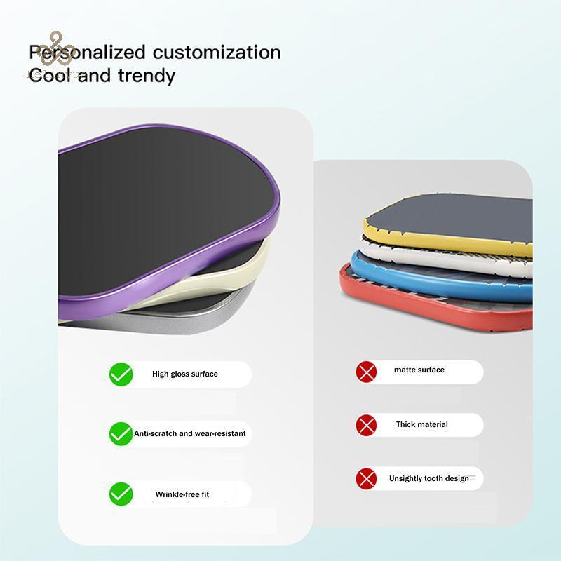 HELINYUE Laser Pickleball Paddle Protection Tape-Paddle Edge Guard-Racket Edge Protection Tape-Fit Perfectly Curved Edge Laser Tape TH
