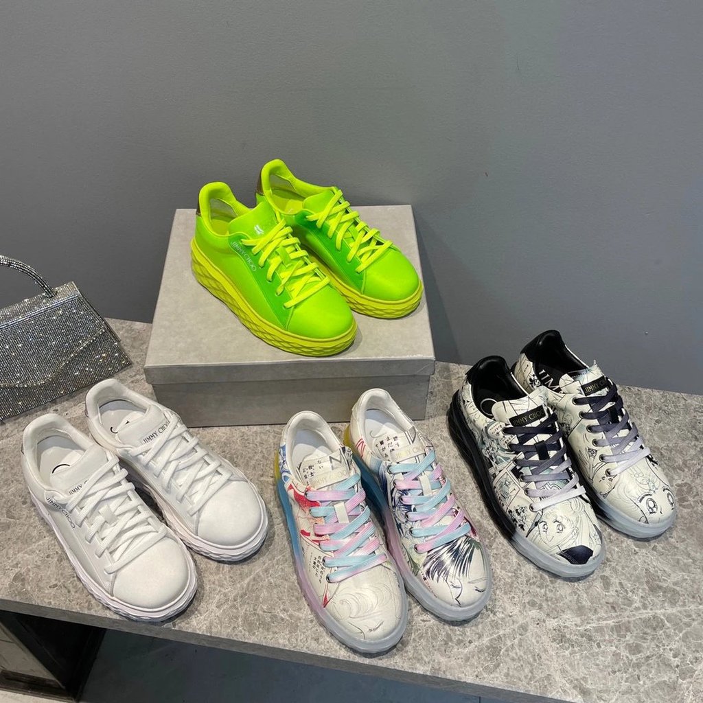 JC JIMMY Week JIMMY CHOO 2023 รองเท้าผ้าใบสูทเล็กผู้หญิงสไตล์ใหม่ลดราคาพิเศษ, Jelly Transparent Outs