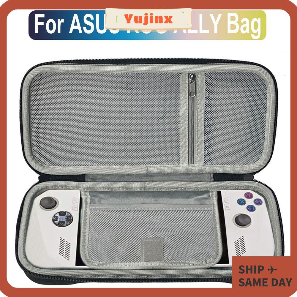 YUJINX กระเป๋าเก็บของ, ตัวป้องกันหน้าจอ EVA Carrying, กันกระแทกแบบพกพาคอนโซลเกมมือถือกล่อง Asus ROG 