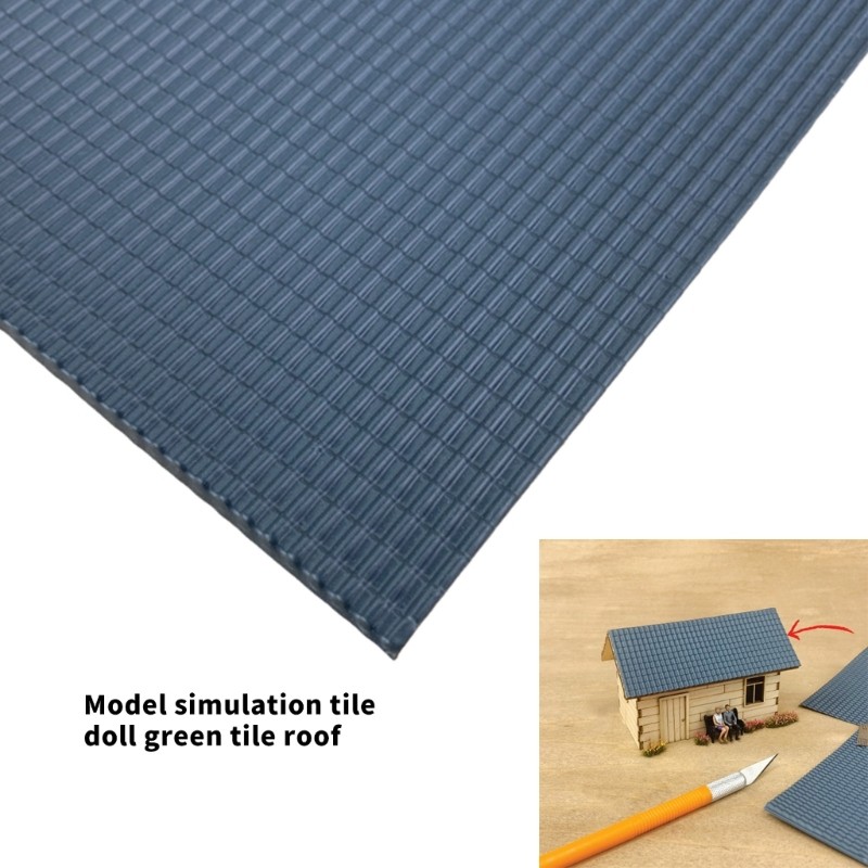 ตะกั่ว 3 ชิ้นจําลองกระเบื้องหลังคาสําหรับรุ่นสถาปัตยกรรมต่างๆคลาสสิกสวนโมเดิร์น Villas โครงการสําหรั