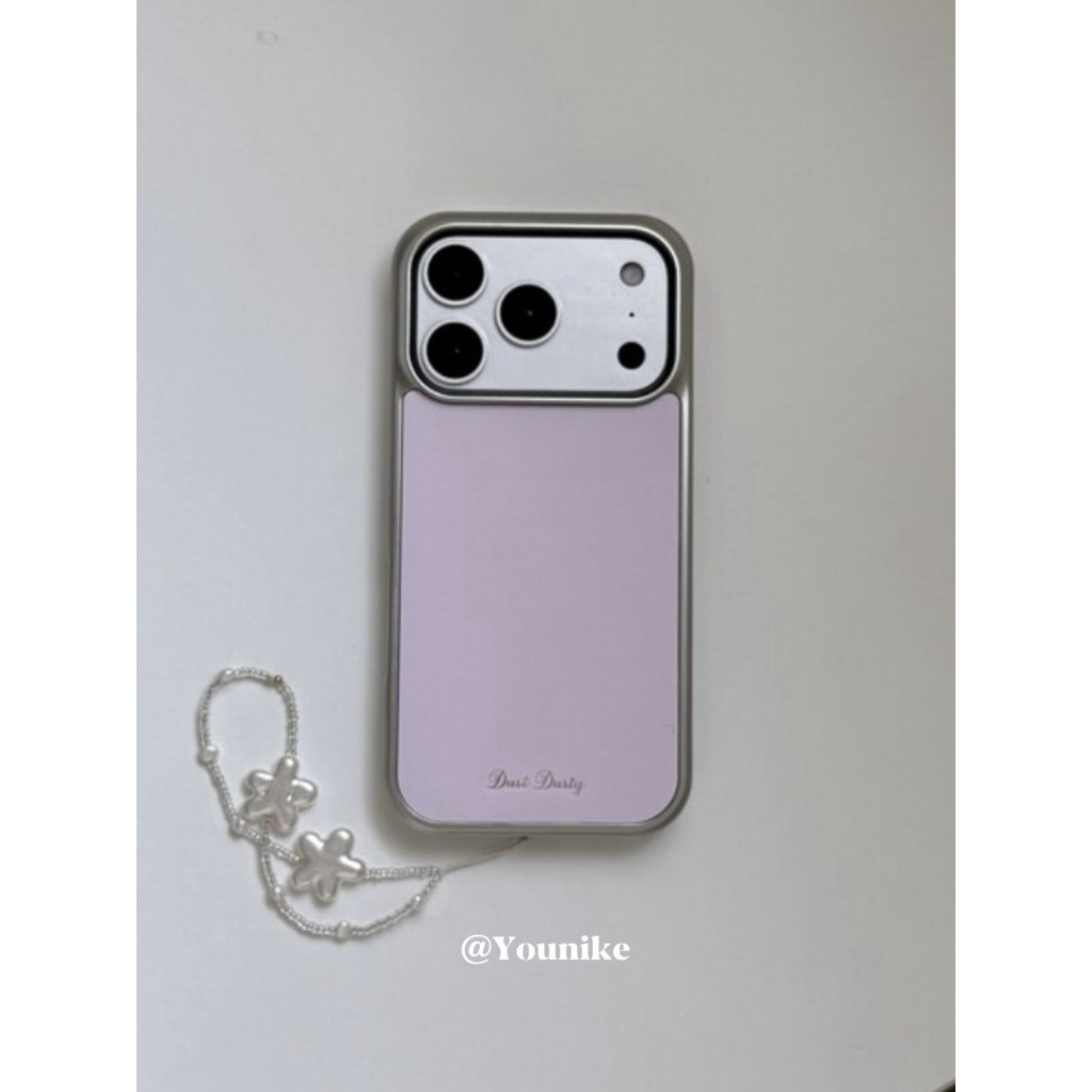 Simple สีชมพูเคสโทรศัพท์ Drop-Resistant สําหรับ iPhone 17 Promax 16 Promax 15 Promax 11 12 13 17 14plus 15plus 16e 16plus 15pro 17air ราคา ถูกที่สุด ดีลบีเคเค แกลเลอรีภาพที่ 2