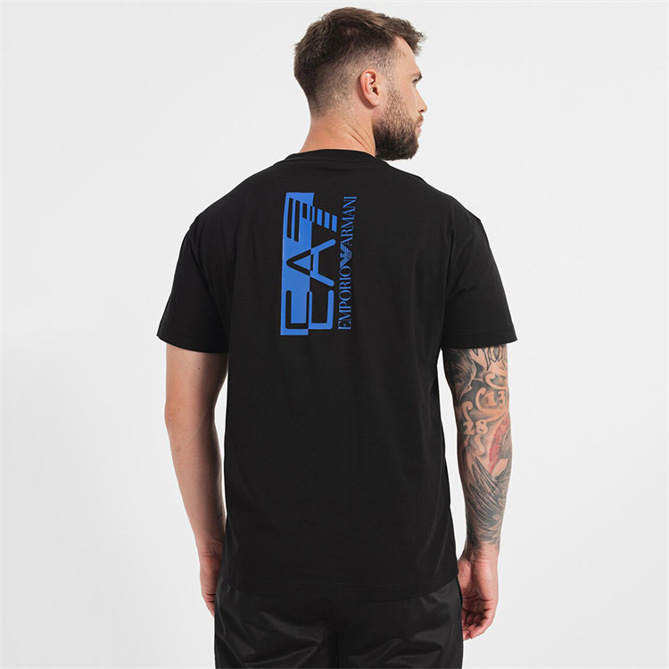 เสื้อยืดผู้ชายสไตล์ลำลองจาก Armanis แบบคอเต้าแขนสั้น รหัส 6RPT06