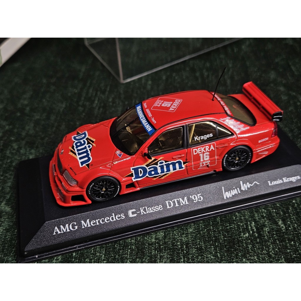 Mini minichamps 1/43 Mercedes-Benz RV Master Race C-class AMG DTM เยอรมัน RV Master Race ภาพถ่ายจัดส