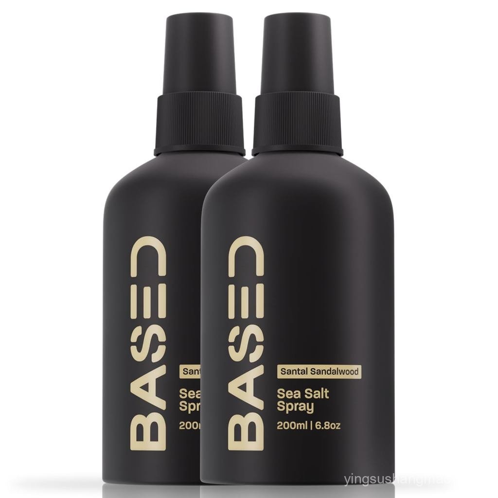 BASED สเปรย์เกลือทะเล Natural Finish สเปรย์เกลือทะเลสําหรับผม Volumizings & Texturizes ด้วย Kelp & V