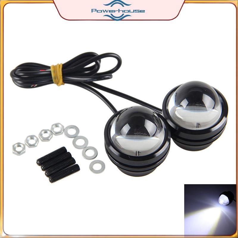 POWER โคมไฟ Eagle Eye กันน้ํา Daylight LED DRL หมอกไฟวิ่งกลางวันรถยนต์ .