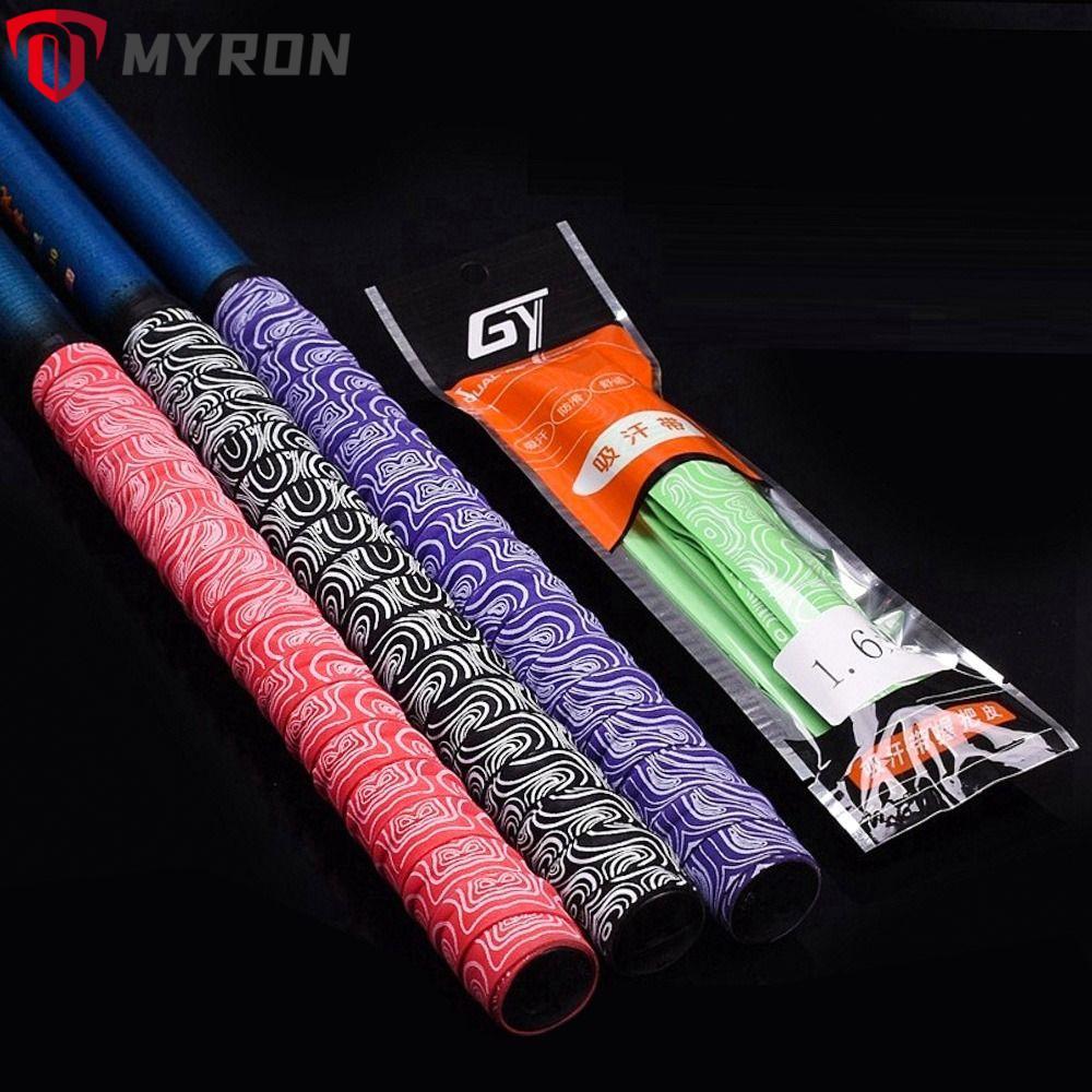 เทปพันด้ามจับแร็กเก็ต ไมรอน สีสันสดใส ลดความลื่น เหมาะสำหรับคนที่เหงื่อเยอะ