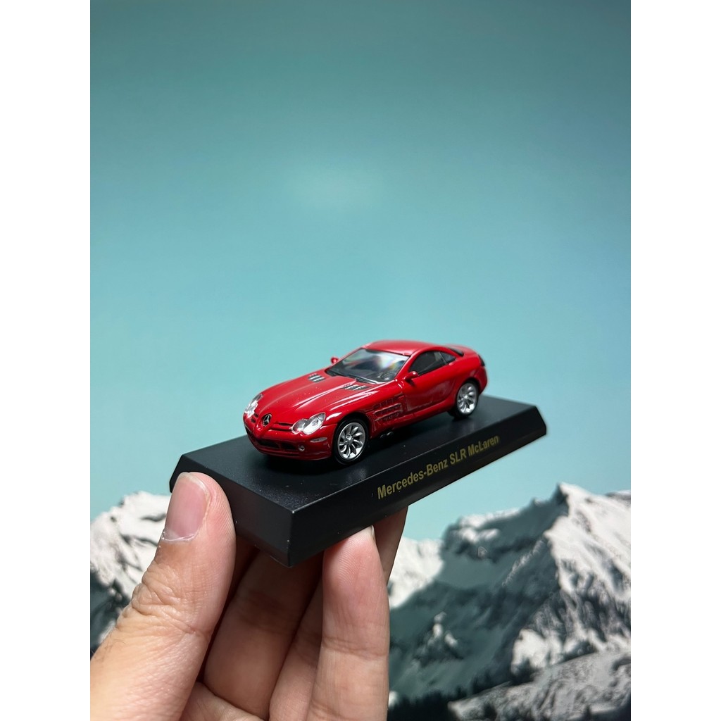 1/64 Jingshang kyosho kyosho Mercedes-Benz slr mclaren สีแดง Mercedes-Benz SLR McLaren Cardless Boxl