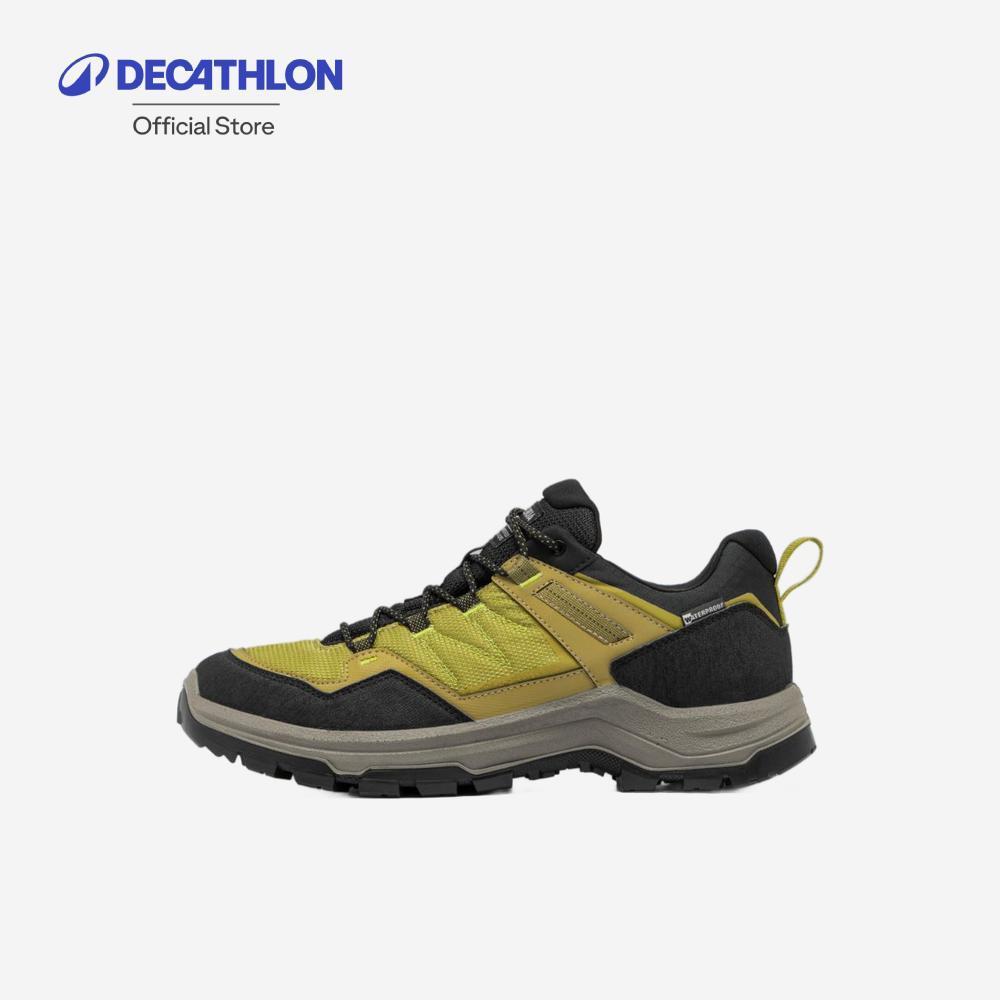 Decathlon Men'S Hiking Waterproof Boots Mh100 รองเท้าเดินป่ากันน้ำสำหรับผู้ชาย รุ่น Mh100 - Green