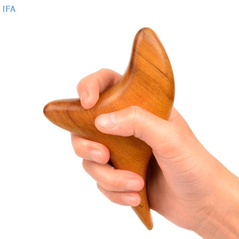 IFA Trigeminal Body Massager คอ Shiatsu Reflexology ไม้สําหรับการไหลเวียนโลหิตดี