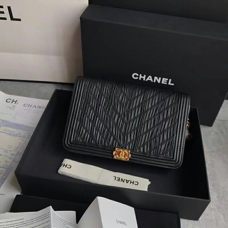 Chanel 2018 Greece Series WOC สร้อยคอและกำไลสไตล์กรีกโบราณ พร้อมเซ็ตของขวัญสำหรับผู้หญิง