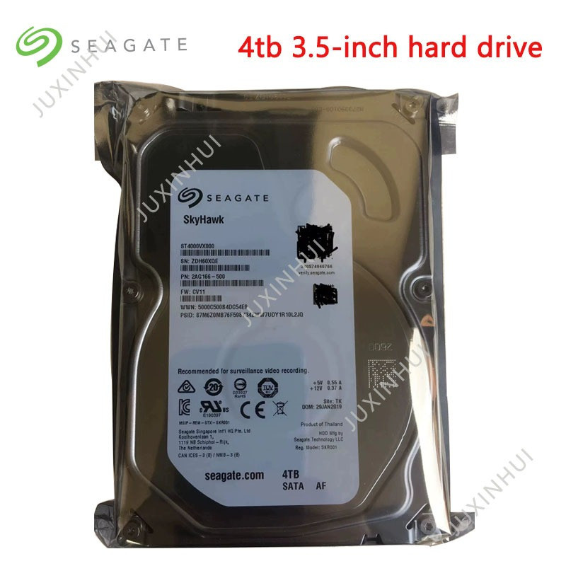 SEAGATE มือสองSeagate ST4000VX000 4T DVR ความปลอดภัย 4T การตรวจสอบเฉพาะ 7*24 ฮาร์ดไดรฟ์เดสก์ท็อปถอดช