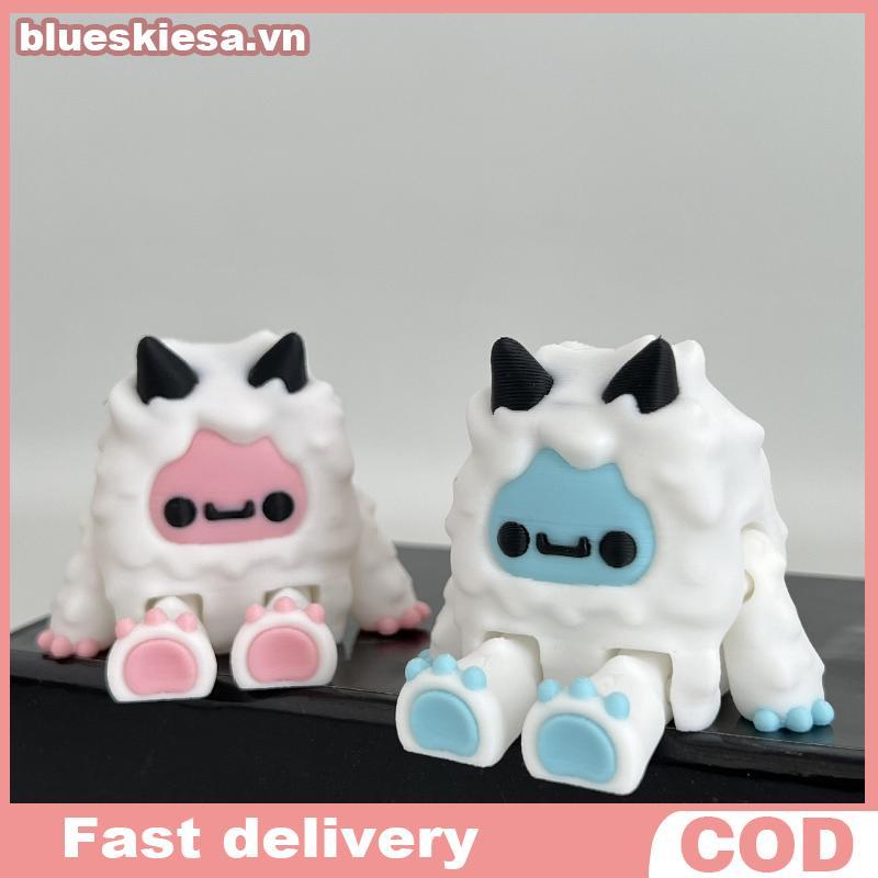 BL Snowman Yuti & Yeda เกมอุปกรณ์ต่อพ่วงตัวเลขของเล่น Multi-Joint Movable เครื่องใช้ในบ้านตกแต่ง A