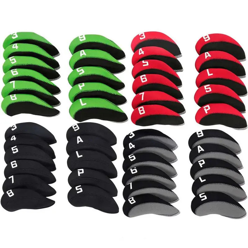Case Golf Iron Covers Set Golf Putter Accessories Spider Head Cover Golf Club Cover Golf Iron Headco