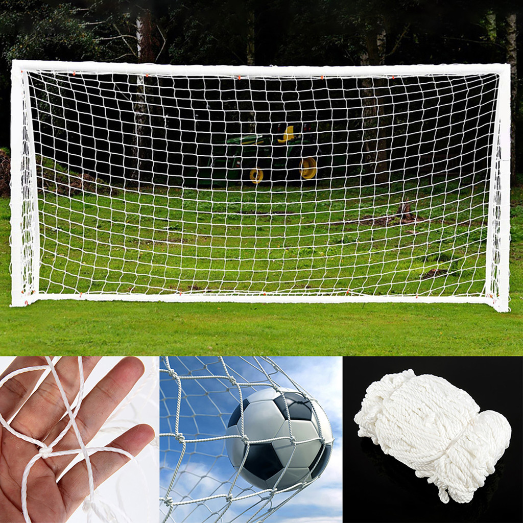 Soccer Goal Net Heavy Duty Polyethylene Anti-impact Football Post Net Foldable Portable Soccer Net