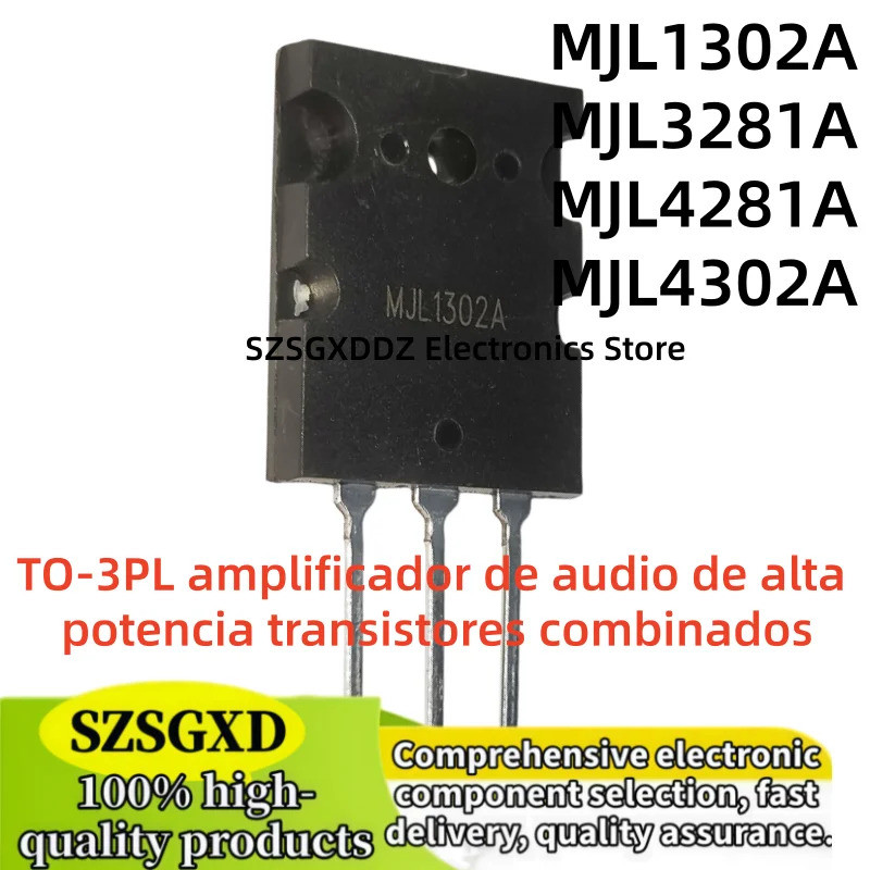 5PCS MJL1302A MJL3281A MJL4281A MJL4302A TO-3PL ทรานซิสเตอร์เอฟเฟกต์ภาคสนาม