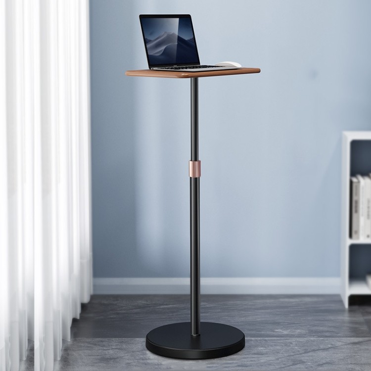 SSKY L42 ขาตั้งแล็ปท็อป Landing Workbench กรอบความสูงคอมพิวเตอร์, สี: วอลนัท L42 วอลนัท