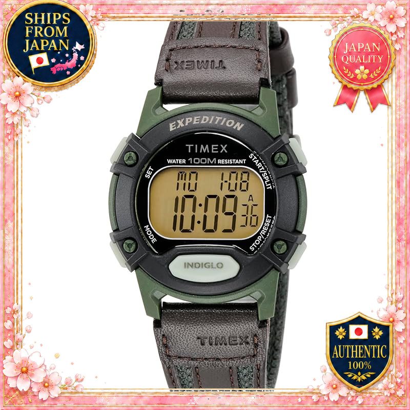 TIMEX Expedition CAT5 Watch Black Dial Resin Acrylic Quartz 41MM