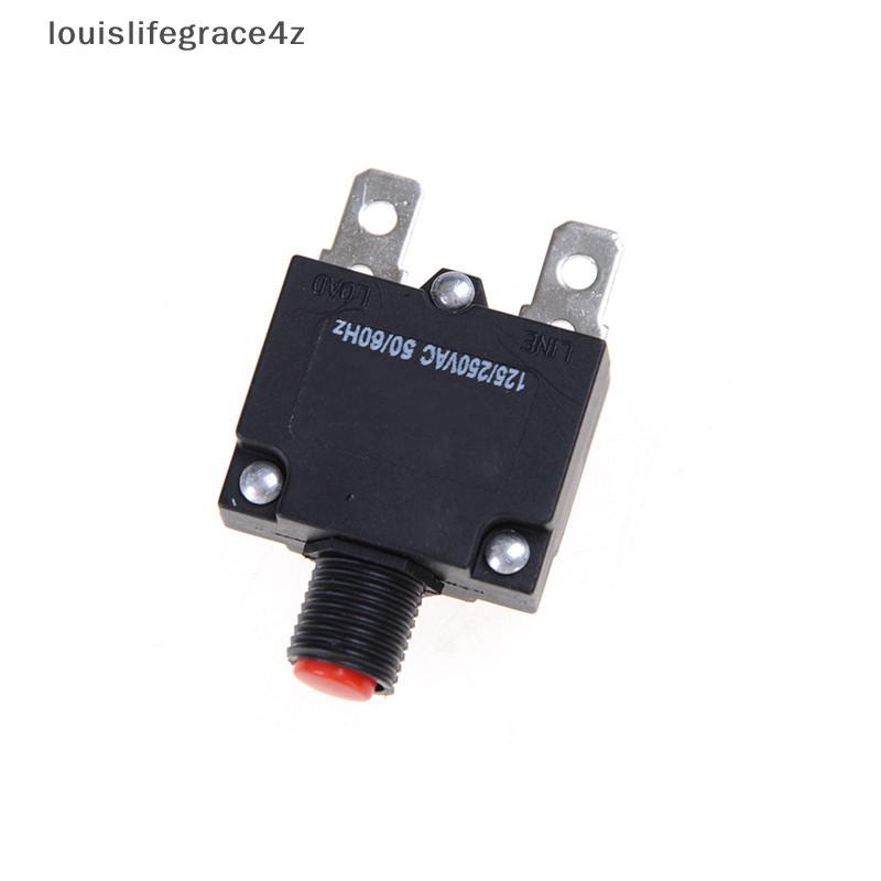 125/250VAC 15A สวิตช์ปุ่มกดรีเซ็ต Circuit Breaker รูปที่ 5