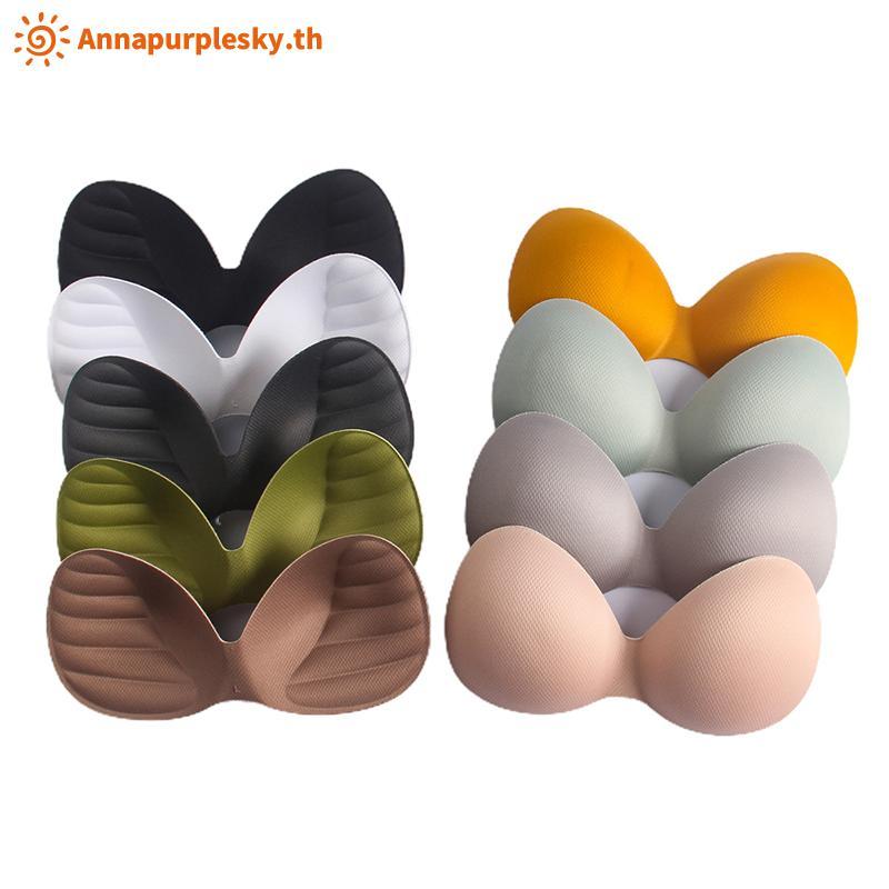 Annapursky ผู้หญิงบิกินี่เบาะแทรกเต้านม Bra Enhancer Push Up หน้าอกที่มองไม่เห็น Pad TH