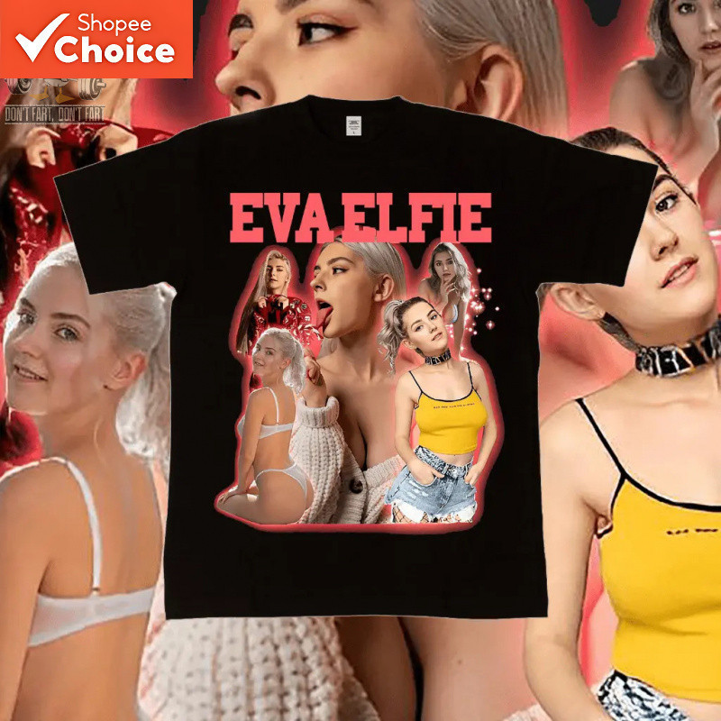 ใหม่ (พร้อมส่ง)เสื้อวงดาราหนังผู้ใหญ่ 18+ EVA ELFIE Bootleg T-shirt ผ้าCotton 100% เสื้อยืด เบียร์ ช้าง ใส่ได้ ทั้ง ชาย
