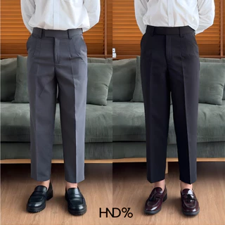 HND% สแลค 9 ส่วน เอวสูง รุ่น COMMON มี 2 ตะขอยื่น ผ้าคุณภาพดี ยับยาก ทรงสวย คลาสสิค ใส่ออกงานหรือใส่เที่ยวได้