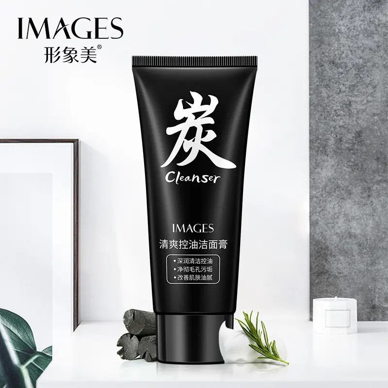 IMAGES Bamboo Charcoal Oil Control Cleanser 60g X0KL