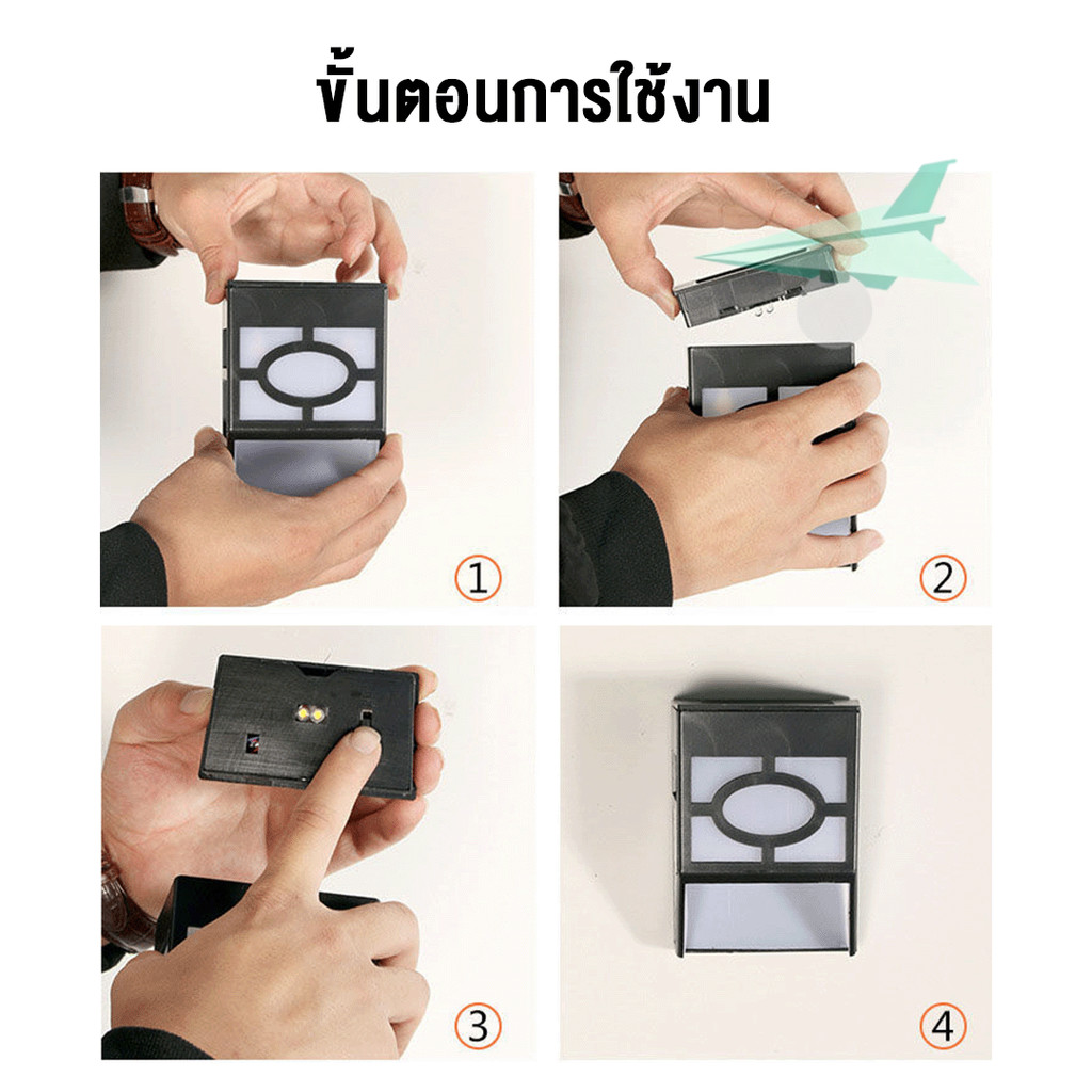 ไฟติดผนัง ไฟติดผนังโซล่าเซลล์ ไฟโซล่าเซลล์ โซล่าเซลล์ solar light หลอดไฟโซล่าเซลล์ โคมไฟโซลาร์เซลล์ SOLAR CELL ราคา ถูกที่สุด ดีลบีเคเค แกลเลอรีภาพที่ 3
