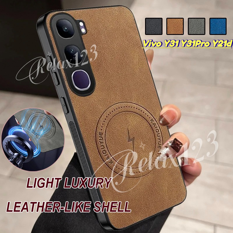Vivo Y31 5G 2025 หรูหราบางเฉียบหนังบางสําหรับ VIVO Y31 Y31Pro Y21d Y 31 VivoY31Pro Vivo y31 Pro Vivo