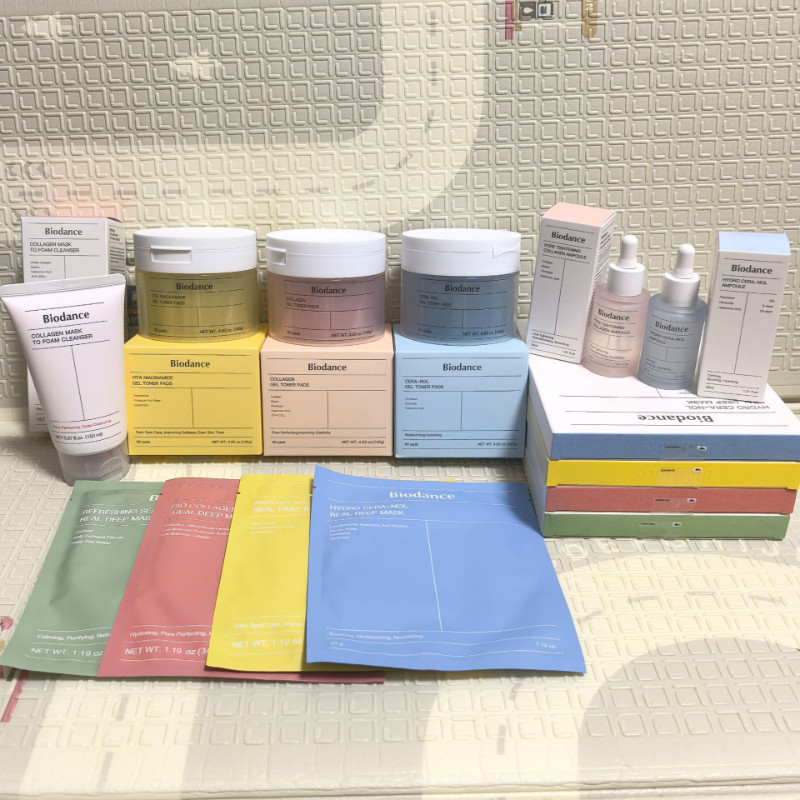 เกาหลีเกาหลี Biodance Series Essence Cotton Sheet Mask Rejuvenating Collagen Whitening Transparent F