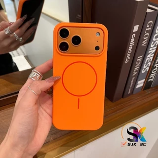 หรูหรา ซิลิโคนแม่เหล็กเคสโทรศัพท์สําหรับ ไอโฟน 17 16 15 14 13 12 11 มือโปร สูงสุด 14/15/16บวก ซิลิโคนปลอกสีสวย รอบด้านกันกระแทกฝาครอบป้องกัน