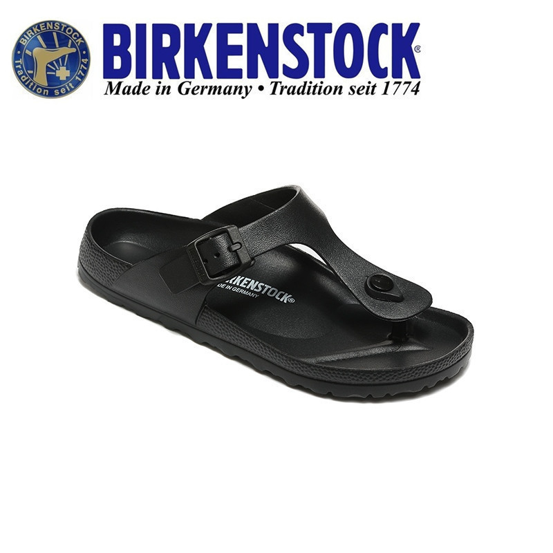 BIRKENSTOCK Boken EVA Gizeh Beach Couple Sandals สีดํา 36-42