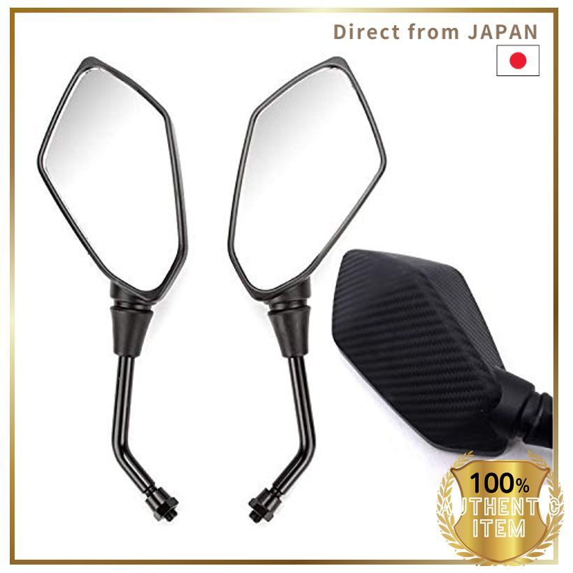 Karun ชุดกระจกโพลิกอน Carbonish M10 เกลียวยึดทั่วไป ชุดซ้ายขวา