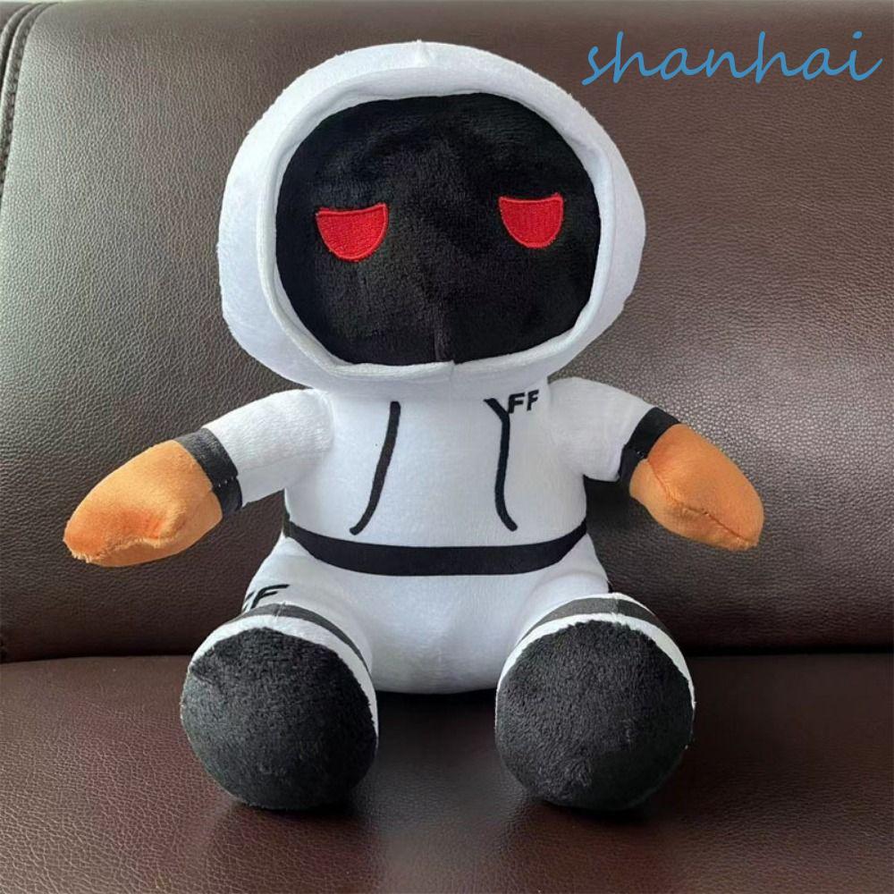 SHANHAI ตุ๊กตา Foltyn, เสื้อกันหนาวสีขาว Roblox เกม Foltyn Family Plush ของเล่น, แบบพกพาตุ๊กตาสัตว์น