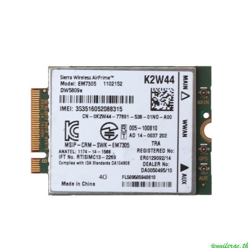 Jenniferac EM7305 DW5809E WWAN 4G การ์ดอะแดปเตอร์สําหรับ Dell E7450 E7250 7250