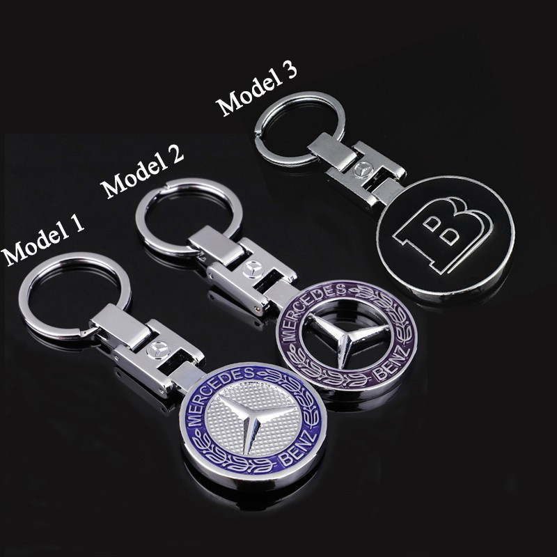 พวงกุญแจโลหะ 1 ชิ้นสําหรับ Mercedes Benz IU5H