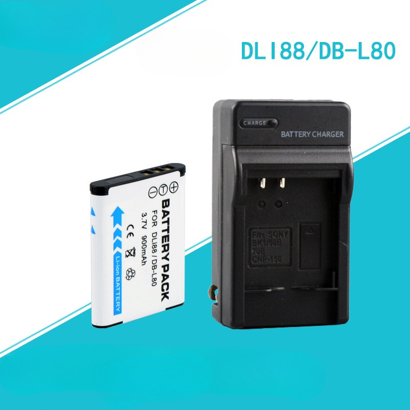 DLI88/DB-L80 Sanyo VPC-X1200 X1220 X1250 X1260 X1420 CG10 CG20 GH1 GX GH3 CG100 CA100 Camera Battery